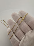 16" 10k Yellow Gold Franco 1mm 3.01g