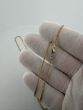 24" 14K Yellow Gold Franco 1.5mm 5.23g