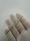 7.5" 2.5mm solid 10K yellow gold Cuban link bracelet, 3.2g – Ott Family Jewelry (5)