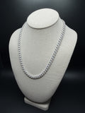 20" 8mm silver moissanite Cuban chain, 12.6ctw D VVS1, 58.2g – Ott Family Jewelry (5)