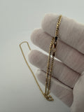 22" 14K Yellow Gold Curb 2.5mm 6.0g