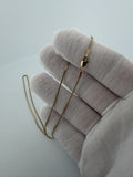 16" 14k Yellow Gold Franco 1mm 2.65g
