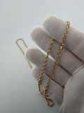 24" 14k Yellow Gold Puffed Mariner 3mm 5.93g