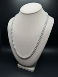 24" 8mm silver moissanite Cuban chain, 15ctw D VVS1, 69g – Ott Family Jewelry (5)