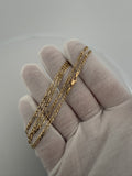 18" 14K Yellow Gold Figaro 2.5mm 4.42g
