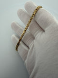 8" 14K Yellow Gold Byzantine 4.5mm 8.64g