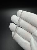 7" 14k White Gold 3ctw+ F VS1 Lab Diamond Tennis Bracelet EGL Certified 5.5g