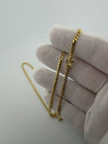 18" 10K Yellow Gold Cuban Chain 3mm 11.0g