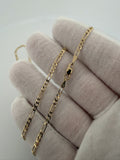 20" 2.5mm 14K yellow gold Figaro chain, 4.3g – Ott Family Jewelry (5)