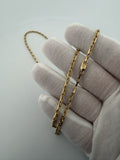 24" 14K Yellow Gold Heavy Fancy Anchor 2.5mm 16.1g
