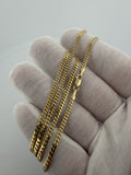 22" 10k Yellow Gold Cuban 2.5mm 9.4g