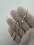 20" 14k Yellow Gold Rope 2.5mm 9.45g