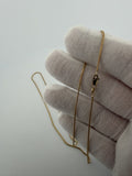 20" 14k Yellow Gold Franco 1mm 3.6g