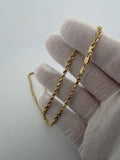 16" 14K Yellow Gold Rope 2.7mm 12.8g