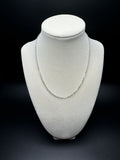 16" 14k White Gold Herme$ Link 2mm 4.83g