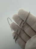 20" 14k White Gold Franco 2mm 7.42g