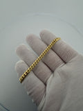 7.5" 14k Yellow Gold Cuban 5mm 15.7g (#2)