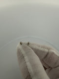 3.5mm 10k White Gold Ball Studs 0.2g
