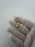 1.5" 14K yellow gold mariner cross pendant, 2.6g – Ott Family Jewelry (5)