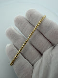 8" 14K Yellow Gold Franco 3mm 10.3g