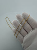22" 10k Yellow Gold Franco 1mm 4.82g