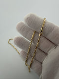 18" 14k Yellow Gold Milano Figarope 2.4mm 9.75g