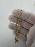 20" 14K Yellow Gold Rolo 2mm 2.0g