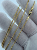 20" 14K Yellow Gold Franco 1.5mm 4.36g