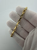 7.5" 14k Yellow Gold Herme$ Link 5mm 14.9g
