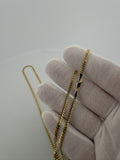 24" 10k Yellow Gold Cuban 2.5mm 10.0g