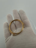 45mm x 2mm 14k Yellow Gold Hoops 2.9g