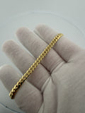 8" 5mm solid 14K yellow gold Cuban link bracelet, 16.6g – Ott Family Jewelry (5)