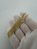 18" 3mm solid 14K yellow gold Cuban link chain, 12.45g – Ott Family Jewelry (5)