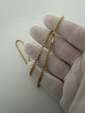16" 10K Yellow Gold Rope Chain 2.5mm 6.8g