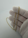 16" 1.5mm 14K yellow gold rope chain, 1.23g – Ott Family Jewelry (5)