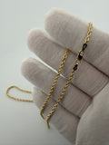 16" 14k Yellow Gold Rope 2.5mm 7.6g