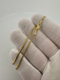 16" 14k Yellow Gold Cuban 2mm 4.6g