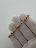 7.25" 14k Yellow Gold Byzantine 4.5mm 5.25g