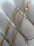 18" 14K Yellow Gold Franco 1.5mm 4.0g