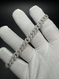 9" 8mm silver moissanite Cuban bracelet, 5.5ctw D VVS1, 25.9g – Ott Family Jewelry (5)