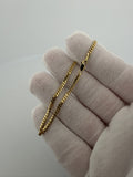 7" 2.5mm solid 10K yellow gold Cuban link bracelet, 3.0g – Ott Family Jewelry (5)