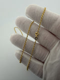 20" 14K Yellow Gold Rolo 2mm 2.0g
