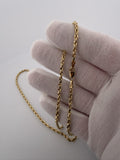 20" 14K Yellow Gold Rope 3mm 3.7g