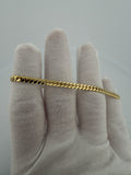8" 4mm solid 10K yellow gold Cuban link bracelet, 9.45g – Ott Family Jewelry (5)
