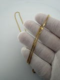 26" 14K Yellow Gold Cuban Chain 2mm 8.6g