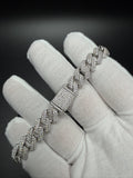 8" 10mm silver moissanite Cuban bracelet, 6.9ctw D VVS1, 33.2g – Ott Family Jewelry (5)