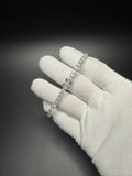 8" 4mm silver moissanite tennis bracelet, 14.09ctw D VVS1, 12.9g – Ott Family Jewelry (5)