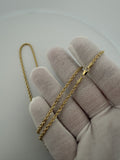 20" 2.5mm 14K yellow gold rope chain, 9.5g – Ott Family Jewelry (5)