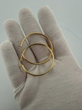 40mm x 2mm 14K yellow gold hoop earrings, 2.8g – Ott Family Jewelry (5)