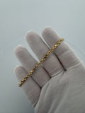 8" 4mm 14K yellow gold rope bracelet, 10.0g – Ott Family Jewelry (5)